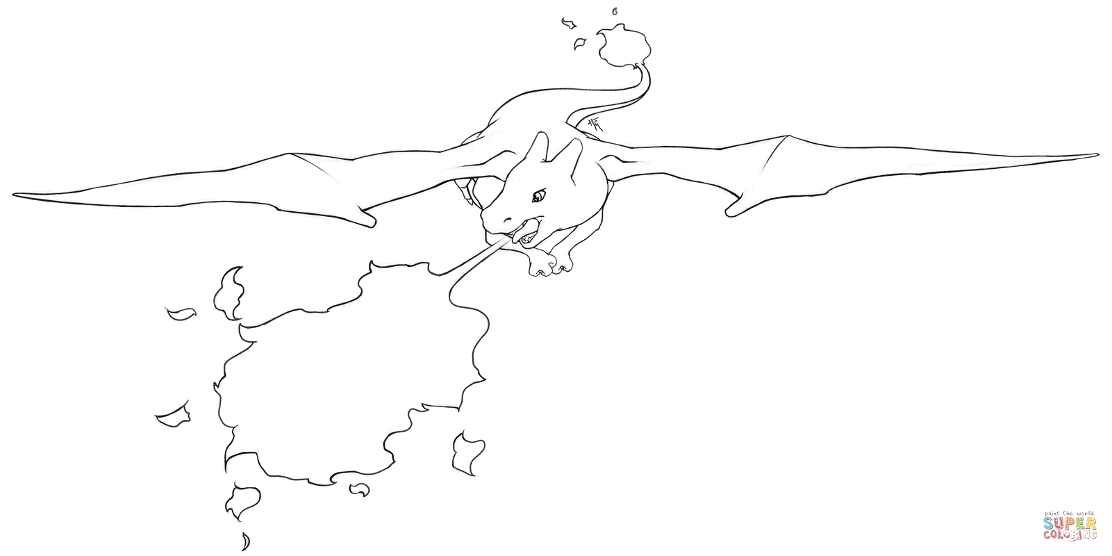 神奇宝贝中的喷火龙图片