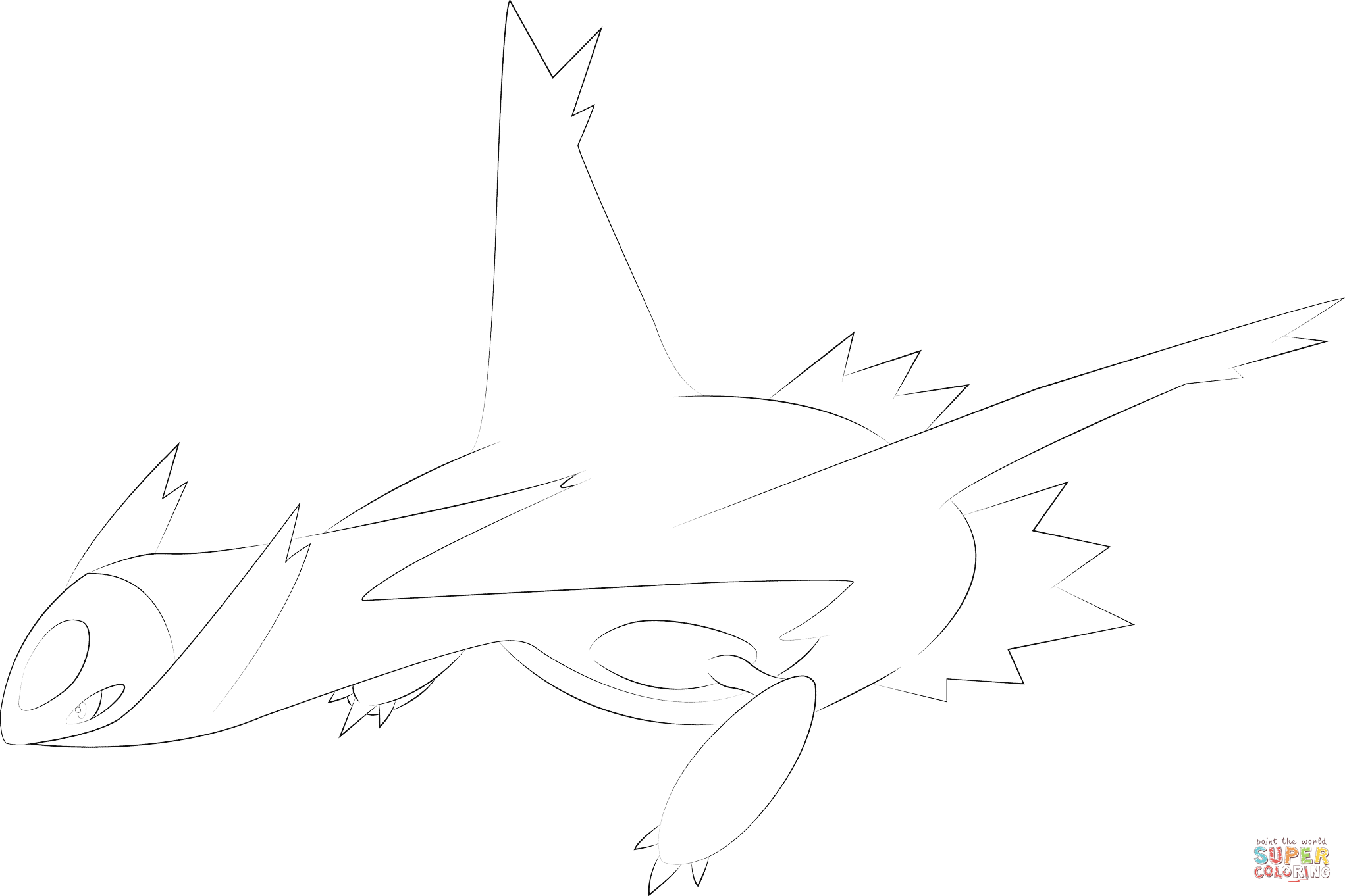 拉帝欧斯动漫填色图片