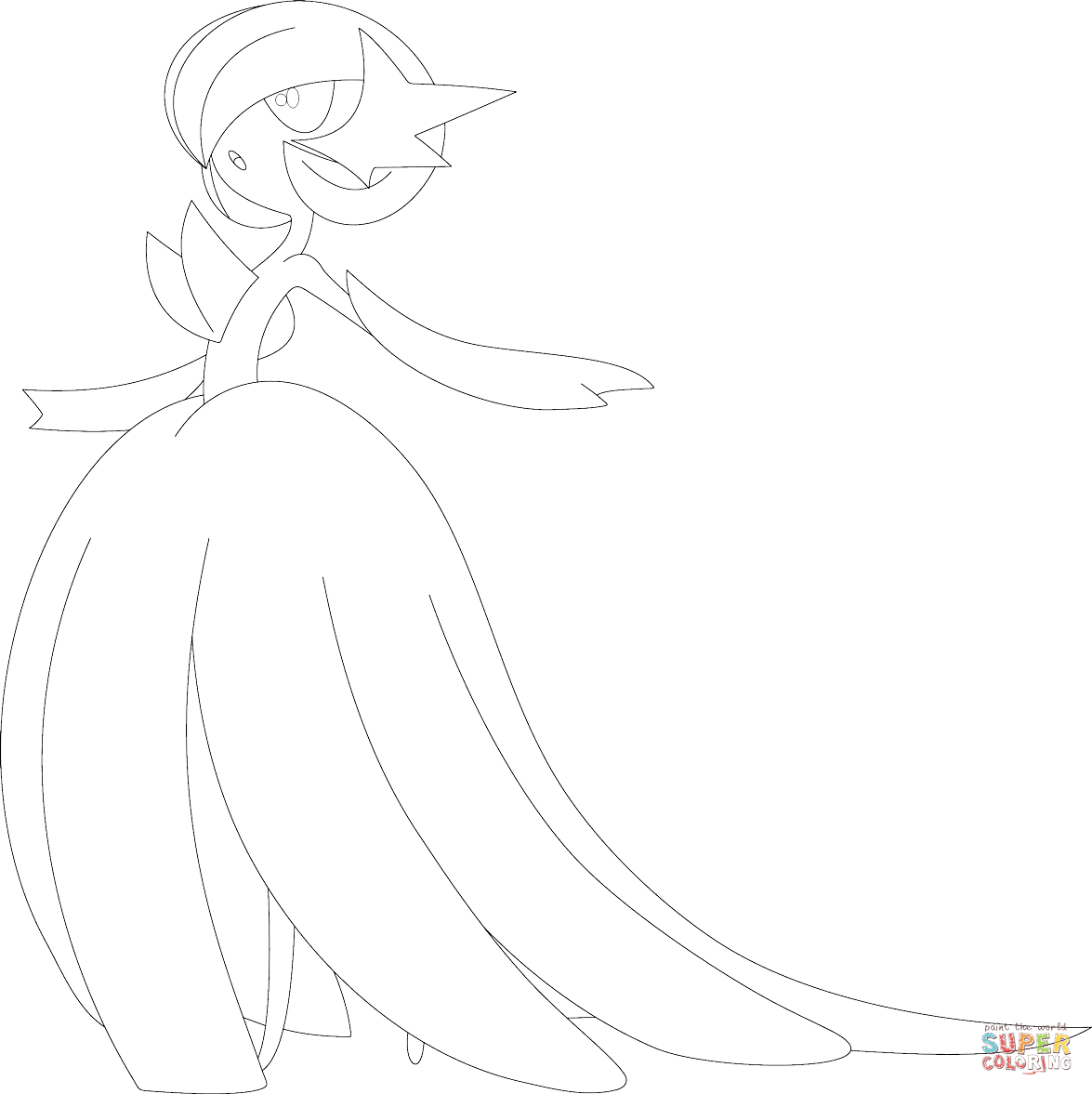 沙奈朵动漫填色图片