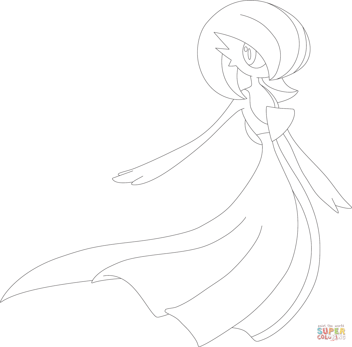 沙奈朵动漫填色图片