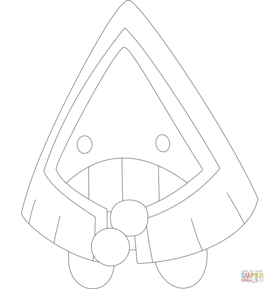 雪童子动漫填色图片