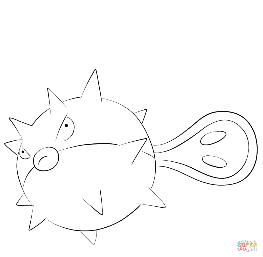 刺河豚动漫图片