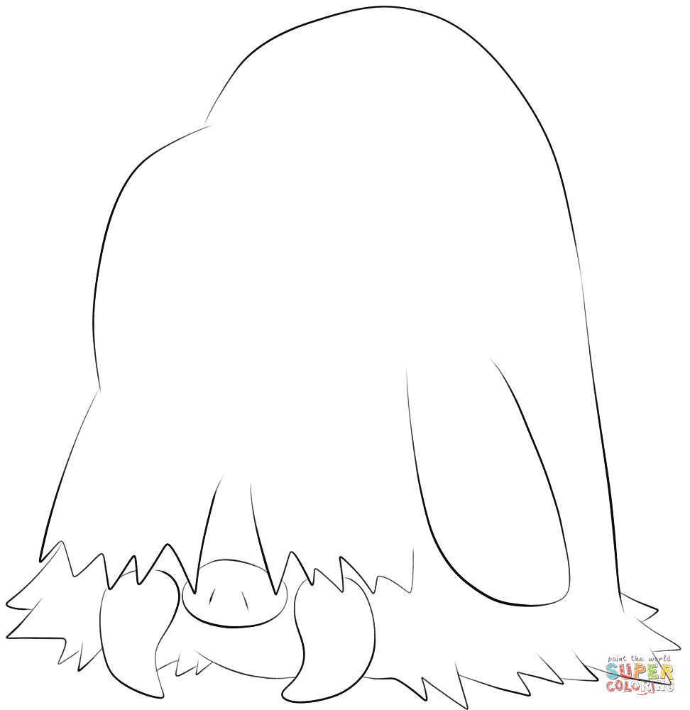 长毛猪简笔画图片