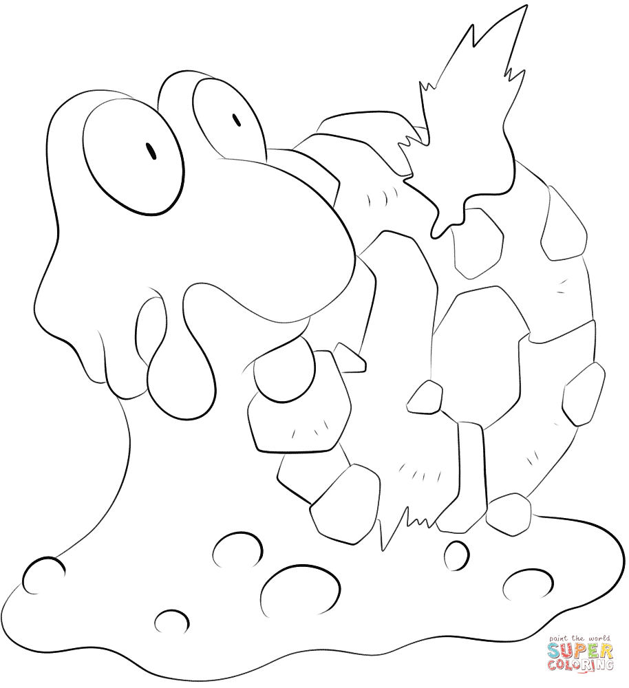 熔岩蜗牛简笔画图片