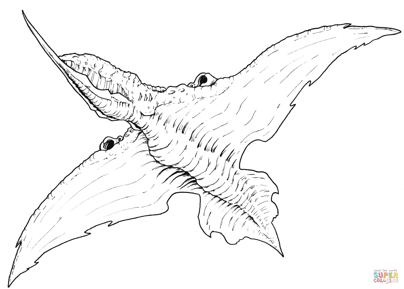 外星生物填色图片-6