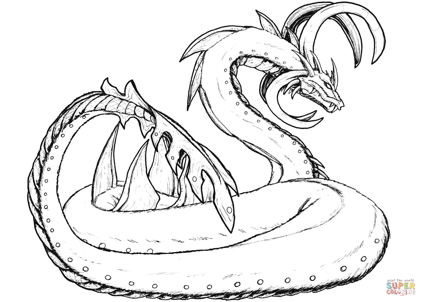 外星怪兽填色图片-2