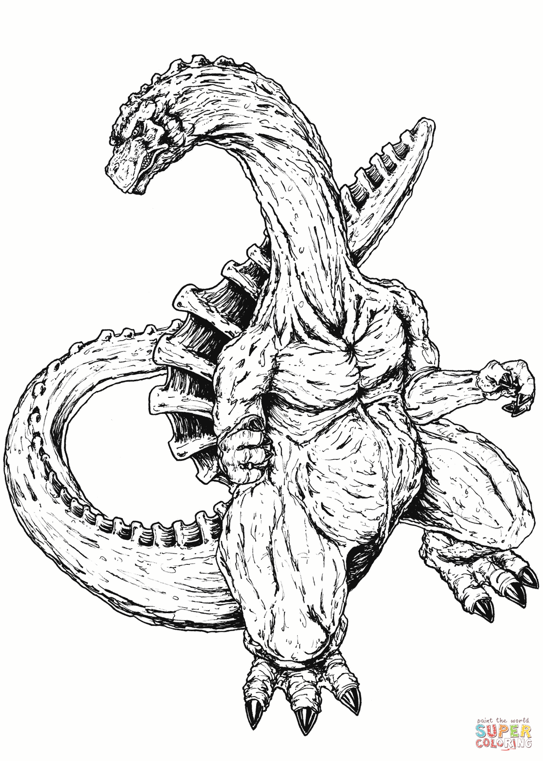 奇幻生物填色图片-4