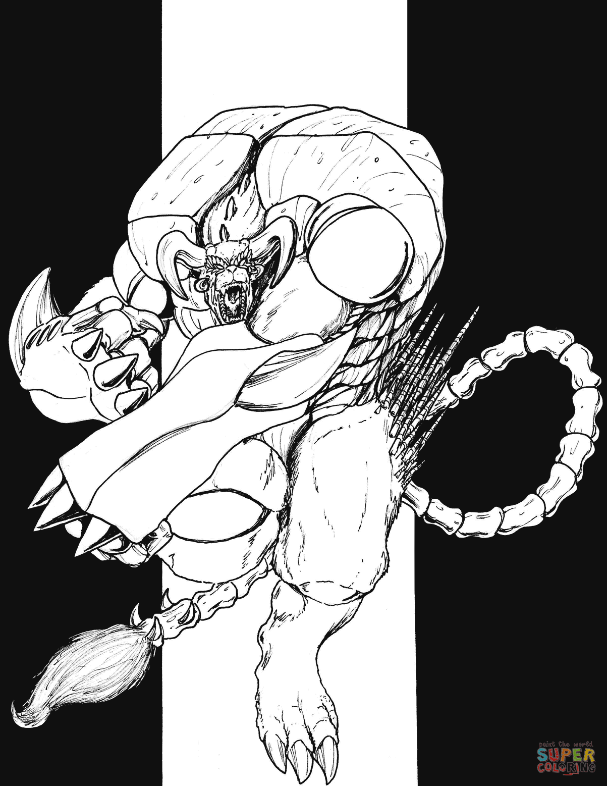 奇幻生物填色图片-2