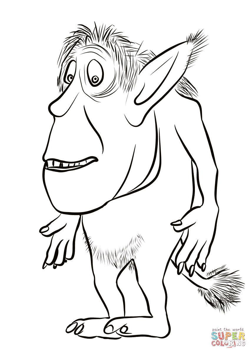 有趣的小矮人简笔画图片