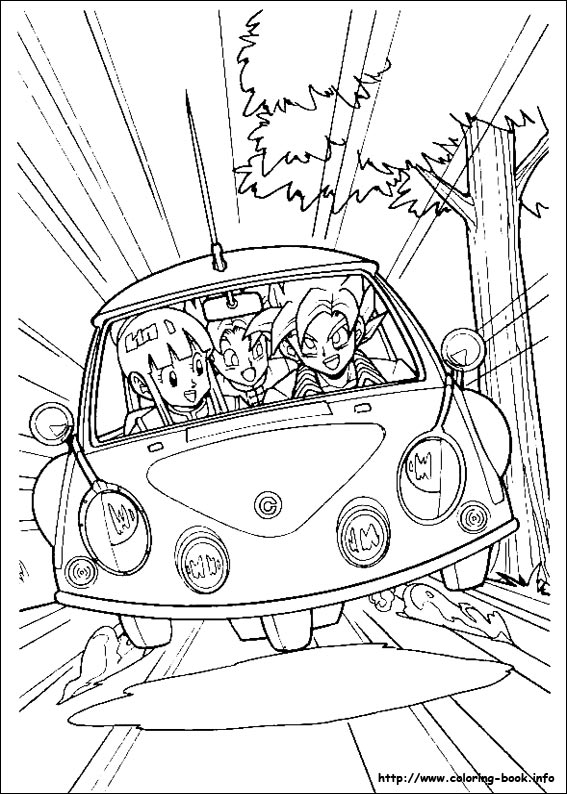 七龙珠Z填色图片-8