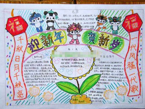 迎新年手抄报：过年的来历