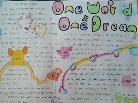 英语手抄报：Vacation at Home