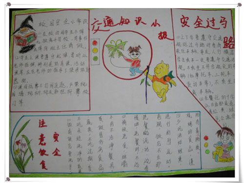 交通安全手抄报