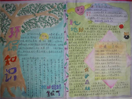 保护环境手抄报:保护自然,万物共存