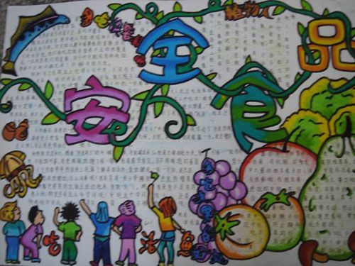 食品安全手抄报 食品安全手抄报