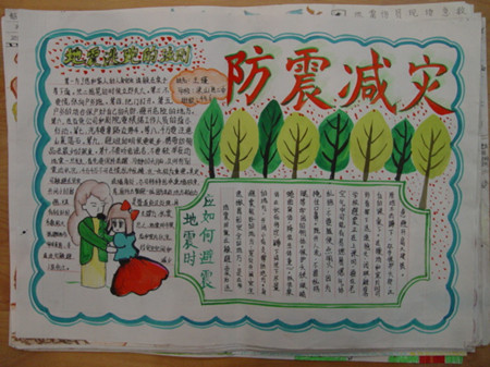 防震减灾手抄报：地震产生的背景