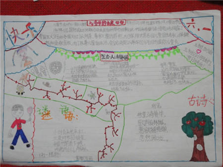 儿童节手抄报：儿童的美好时光