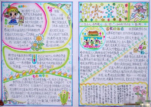 春节手抄报：春节百子炮习俗