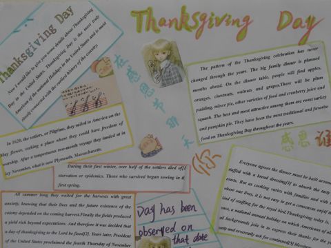 感恩节手抄报：感恩的诗歌