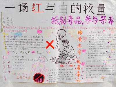 禁毒手抄报