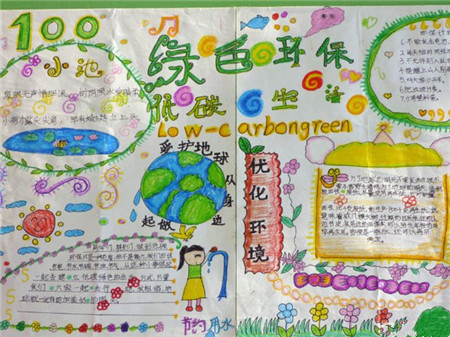低碳生活手抄报：开始一段低碳生活