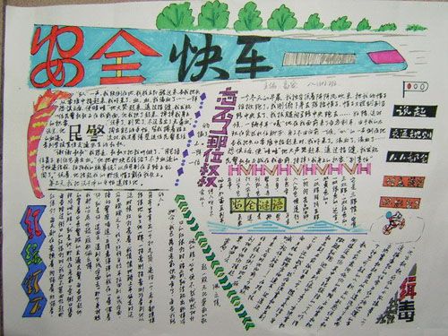 交通安全手抄报