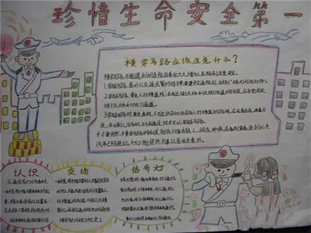 交通安全手抄报
