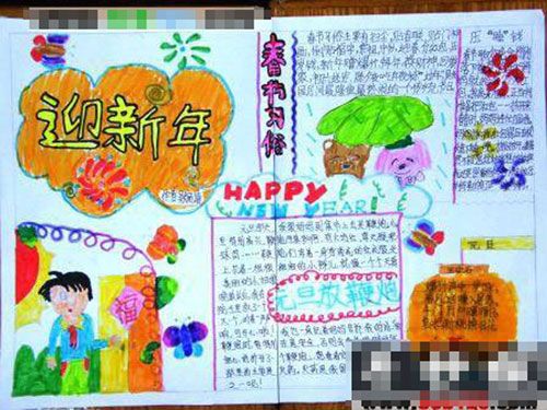 迎新年手抄报：壮族过年习俗