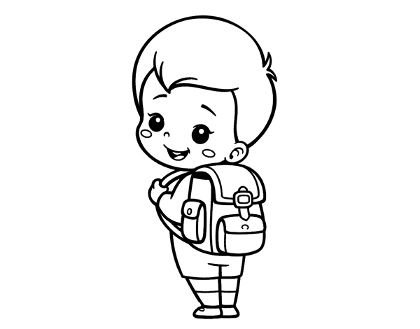 开学简笔画图片