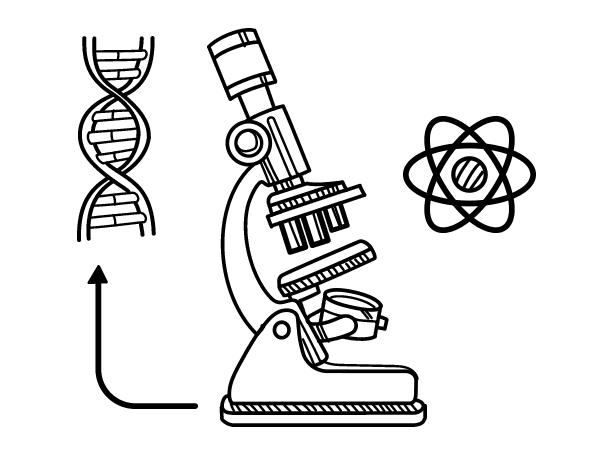 显微镜简笔画图片