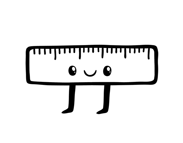 卡通直尺简笔画图片