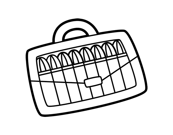 彩色毡尖笔简笔画图片