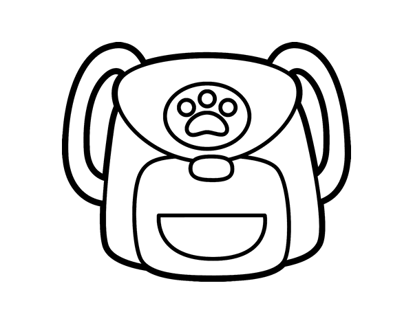 书包简笔画图片
