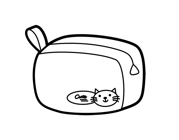 铅笔盒简笔画图片