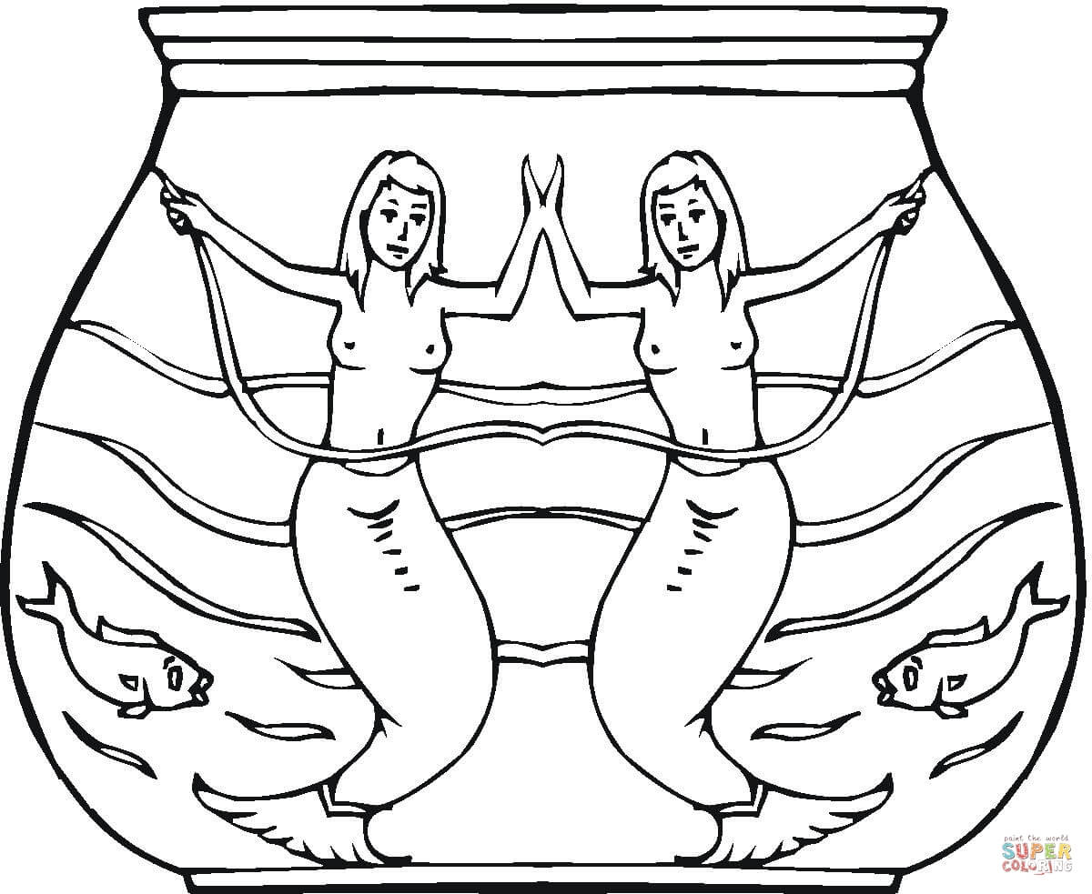 美人鱼简笔画图片-3