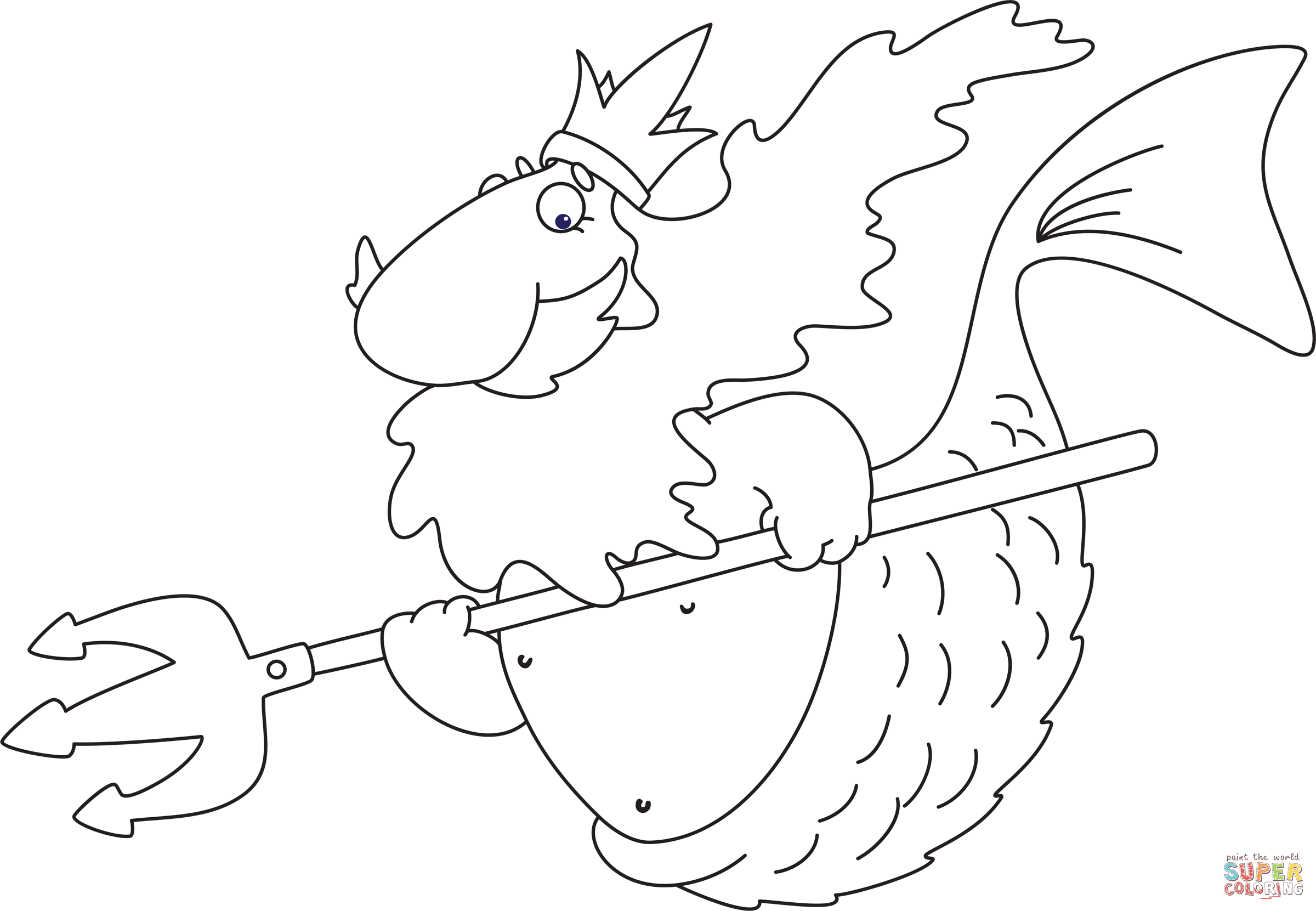 人鱼简笔画图片