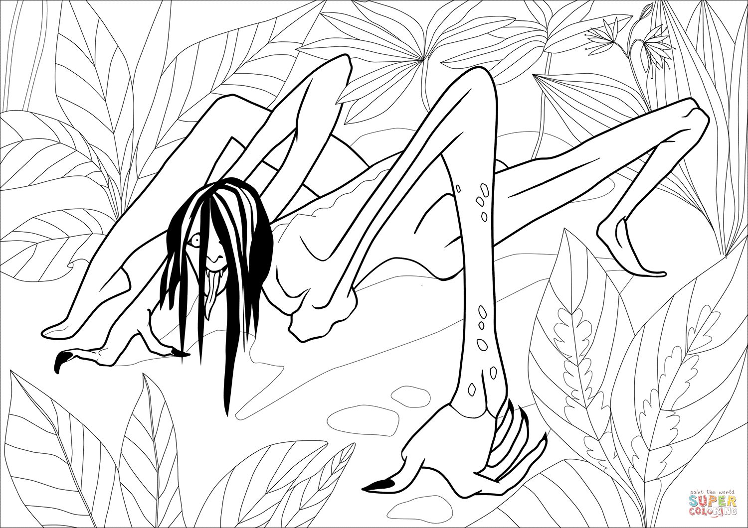 菲律宾食尸鬼-阿斯旺简笔画图片