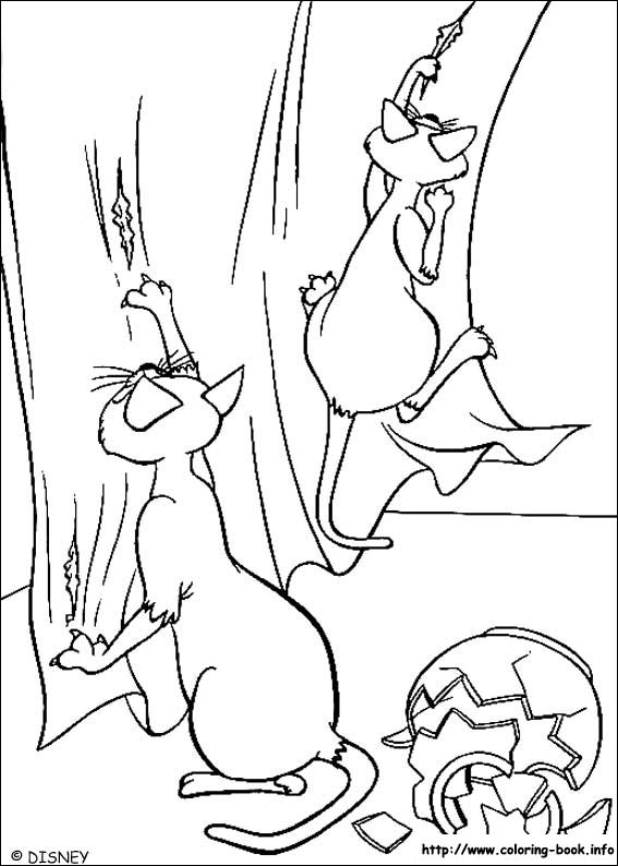 小姐与流氓填色图片