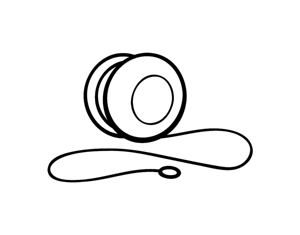 溜溜球简笔画图片