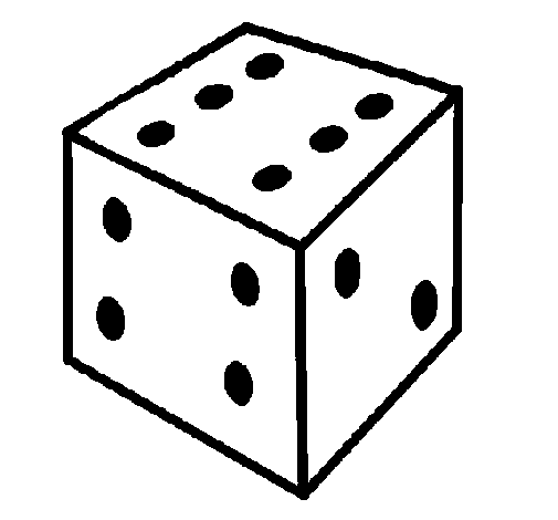骰子简笔画图片-1