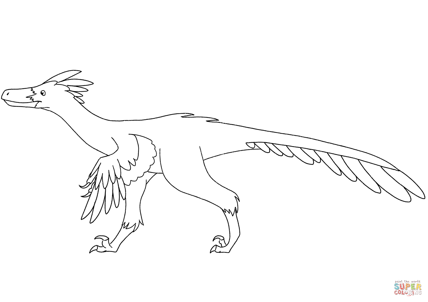 快盗龙简笔画图片