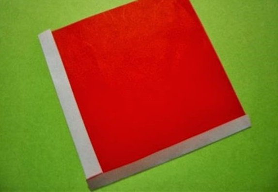 圣诞老人的手工折纸教程制作