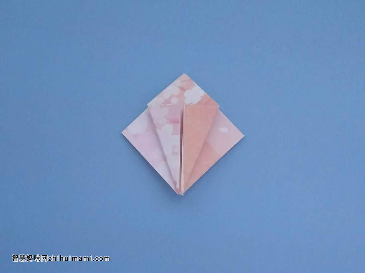 折纸美丽的公主伞简单几步就能做出来哦~