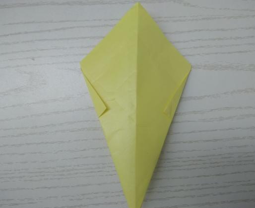 甜筒折纸教学的简单教学，你也可以这样折哦