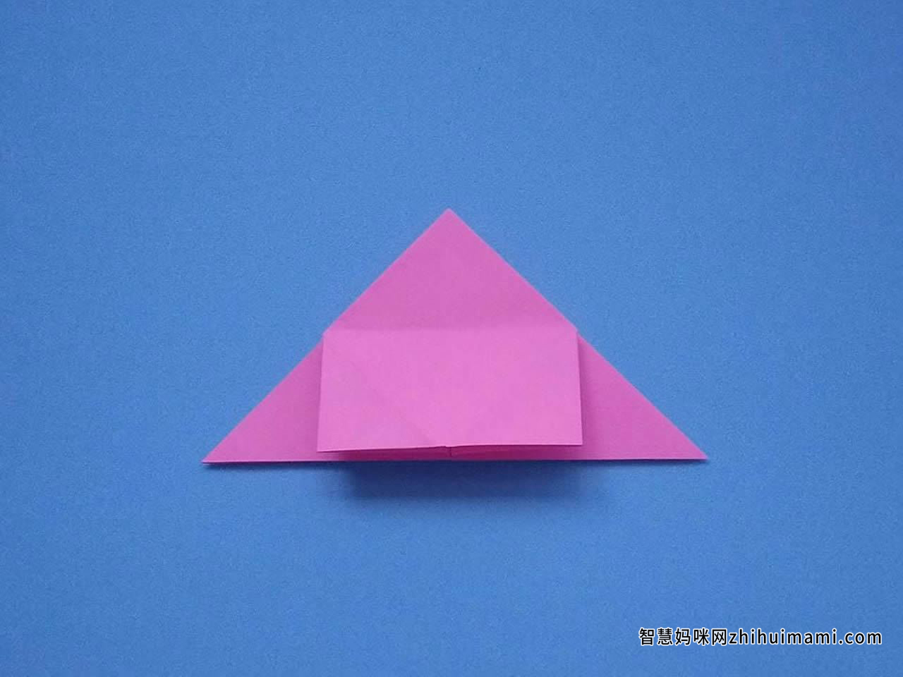 漂亮的爱心书签折纸，简单几步折一个心形书签