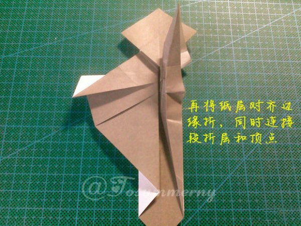 折纸疯狂兔子八哥的折法图解教程