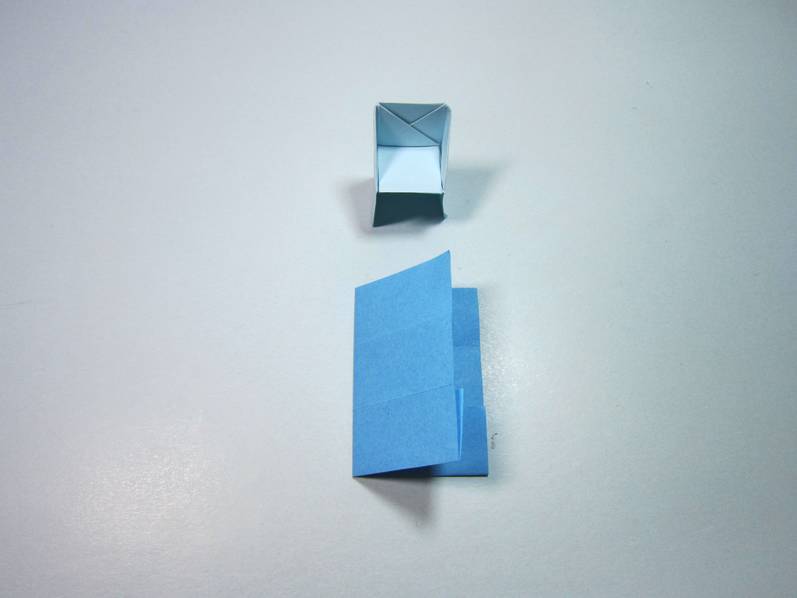 3D立体椅子的简单手工折纸教程