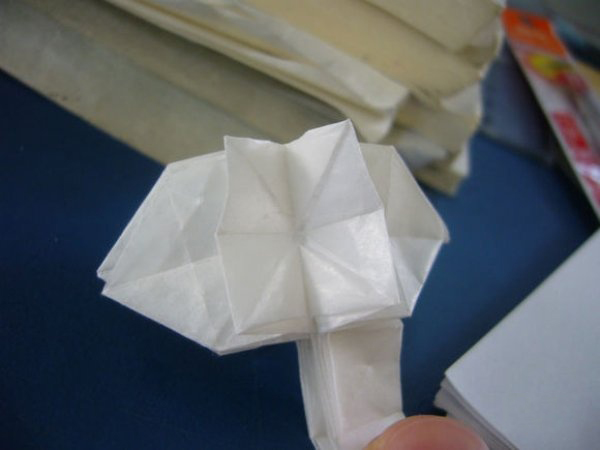 很有创意的龙头戒指造型手工戒指折纸图解