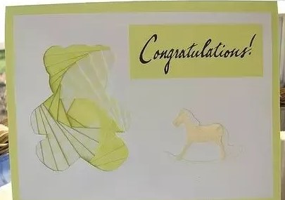 组合折纸 幼儿趣味手工折纸 组合折纸贺卡的作品