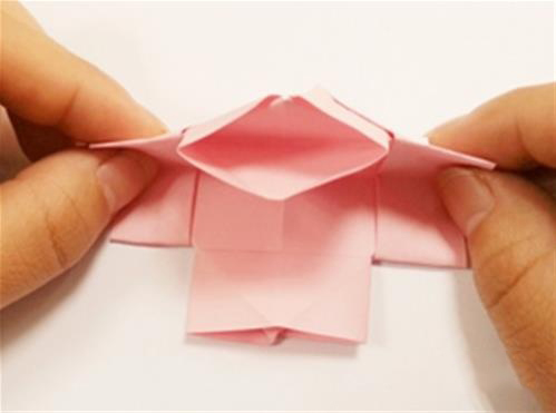 简单的小服装折纸手工图解